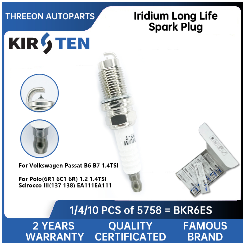 Bosch Spark Plug Iridium - Candela KIRSTEN Iridium per Volkswagen Passat