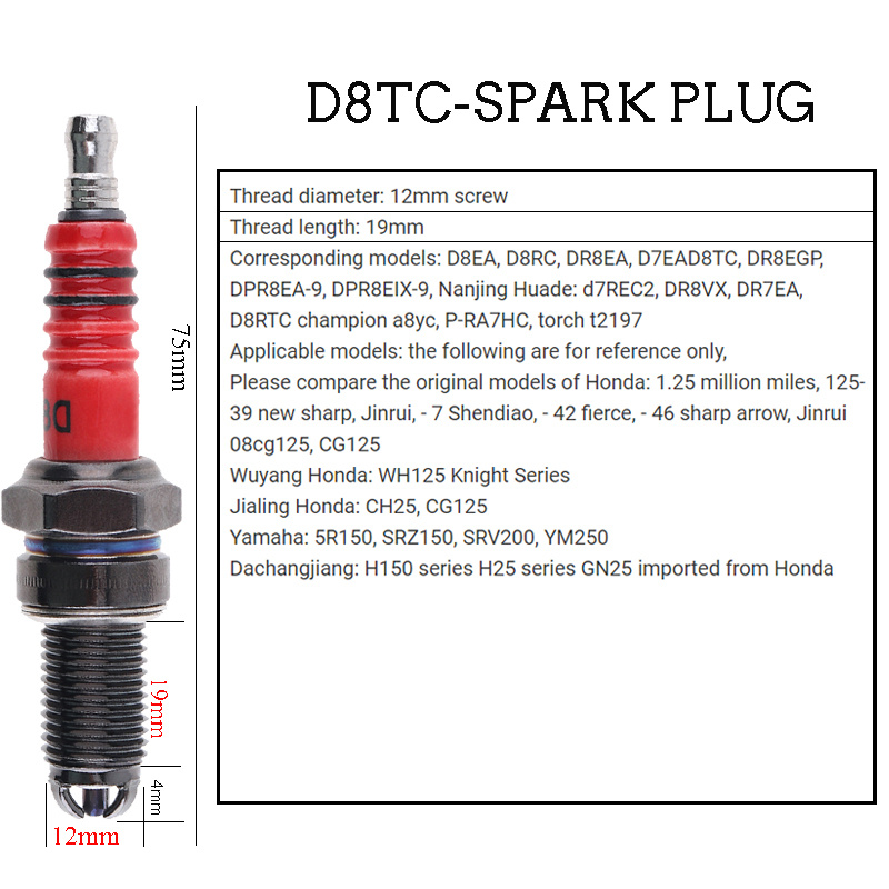 10 pz/set candele moto D8TJC m - Bosch Spark Plug Platinum recensione e prezzo